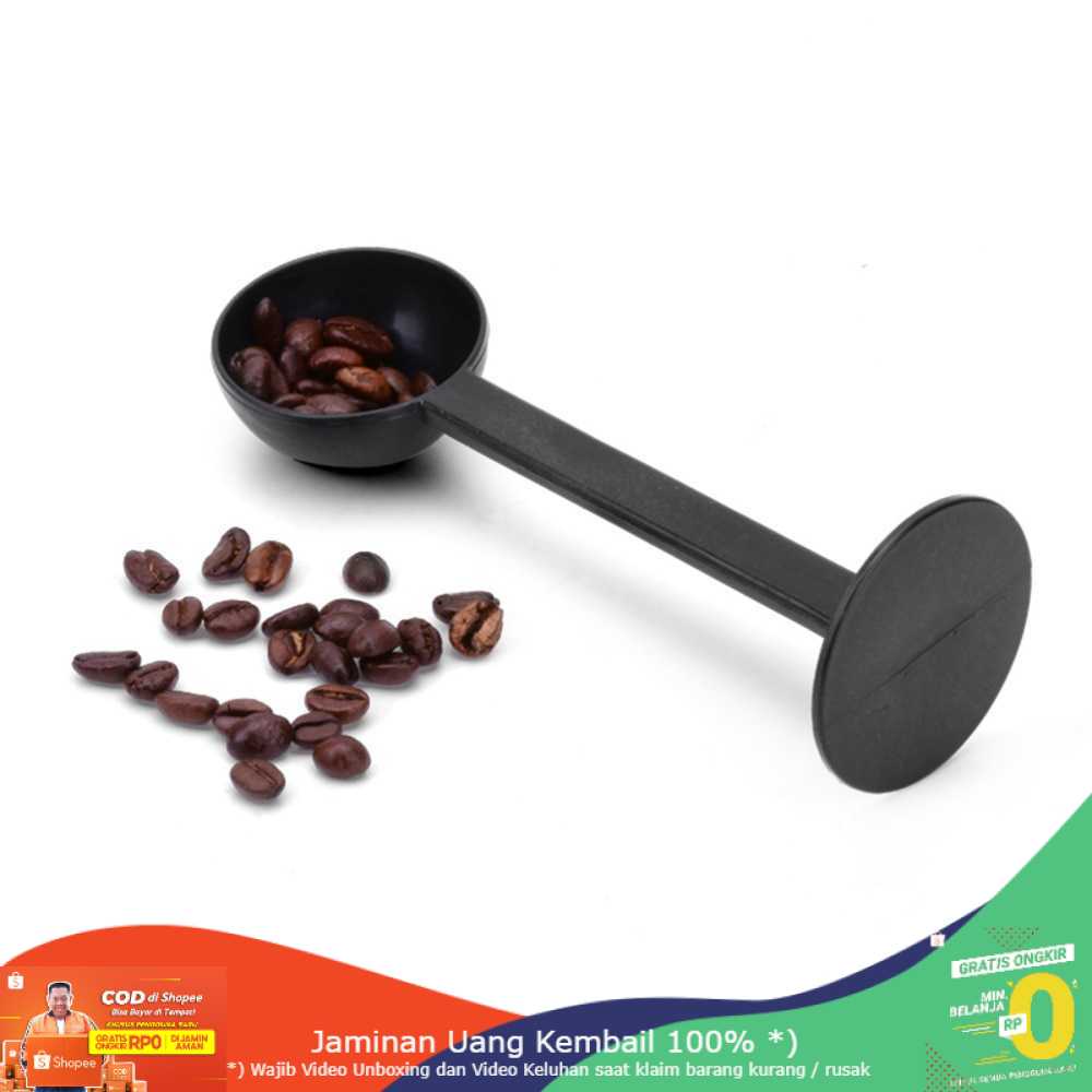 (BISA COD) RVOSTR HOOMIN 2 in 1 Sendok Takar Kopi Measuring Spoon + Coffee Tamper G1120