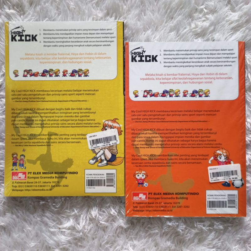 Buku Cerita Anak - High Kick - Seri 3 Saatnya Pergi Ke Tempat Pelatihan - Seri 5 Jago Sepakbola dan Jago Belajar