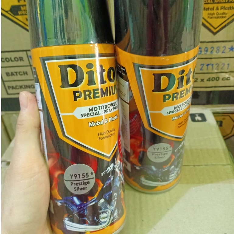 New DITON Premium YAMAHA COLORS Pilok Pilox Cat Semprot Y9155* Prestige Silver / 9155 Silver NMAX (400cc)