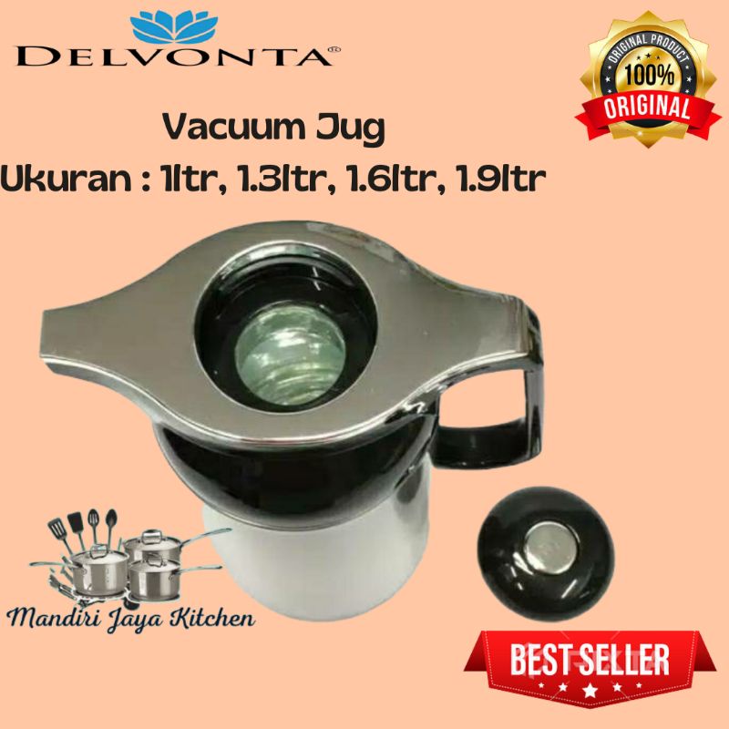 Vacuum Jug Delvonta/Termos Air Panas 1000ml sd 1900ml