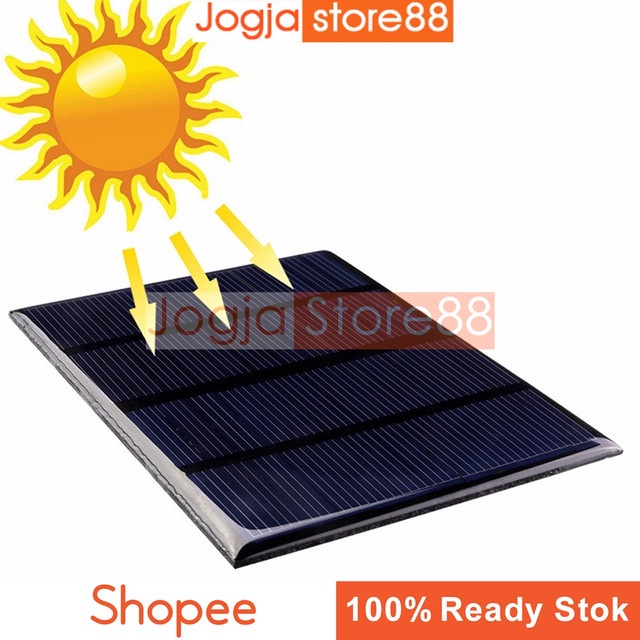 Mini Panel Surya DIY Ukuran kecil Material Polikristalin 12V 1.5W