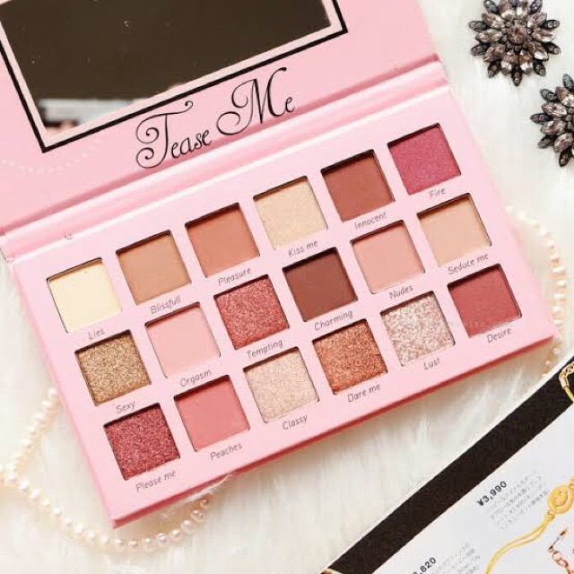 [ real pic ] Beauty teast me eyeshadow best seller / beauty tease me eyeshadow pallete