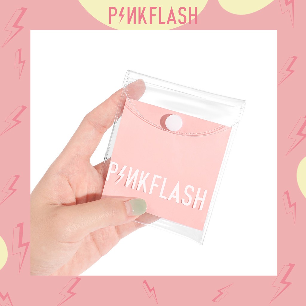 PINKFLASH Waterproof PVC Pouch Cosmetic Pouch Transparent Lipstick Storage Bag