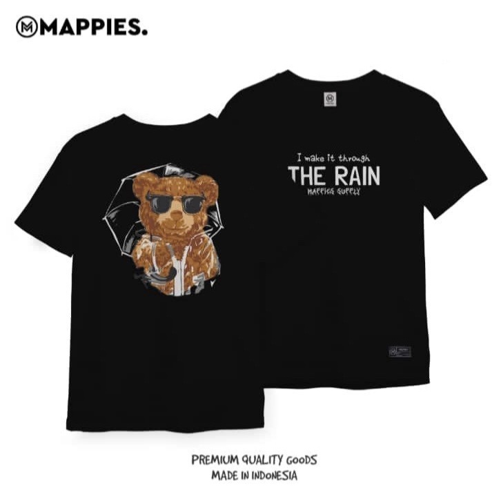 T-SHIRT DISTRO ERIGO APPAREL ORIGINAL PREMIUM BRAND BANDUNG SERIES MAPPIES ARTIKEL FALLEN BEAR