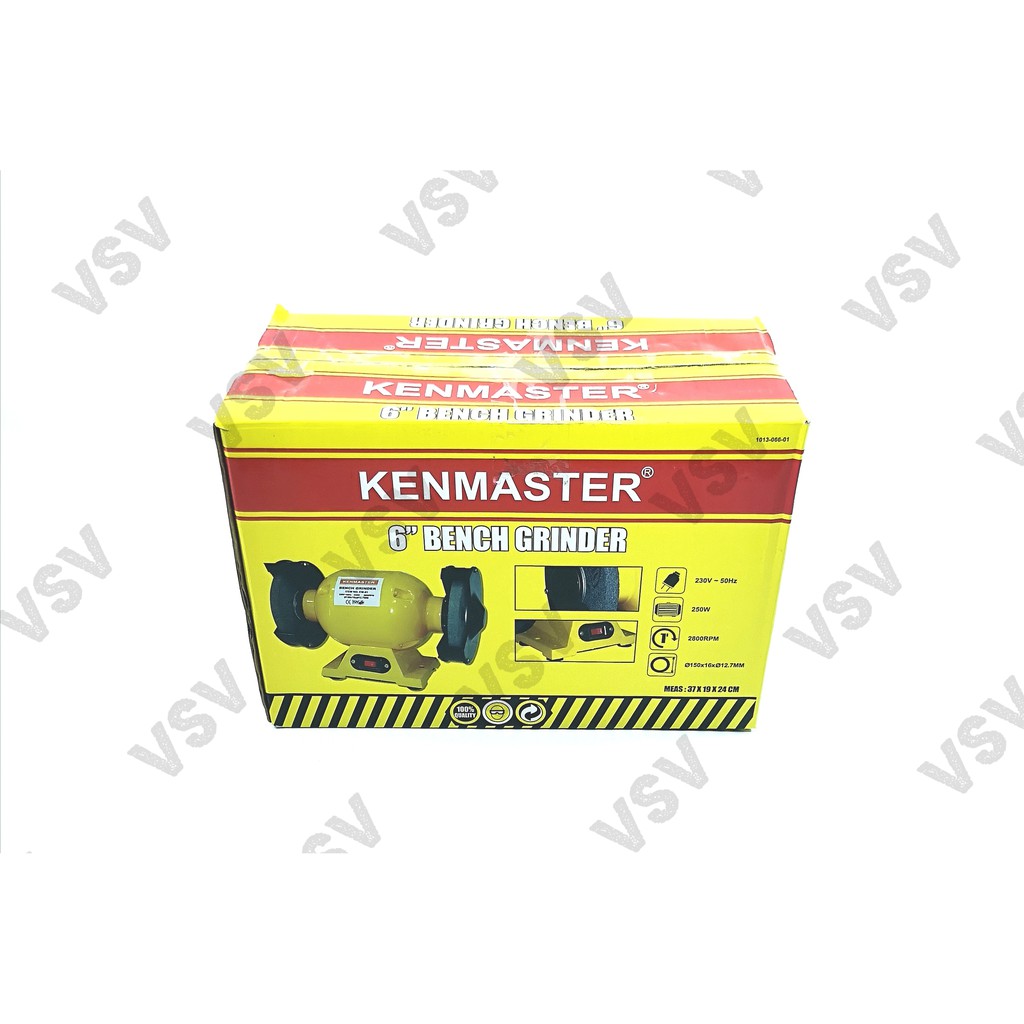 Kenmaster Gurinda duduk 6&quot; Body Besar Bench Grinder 6inch