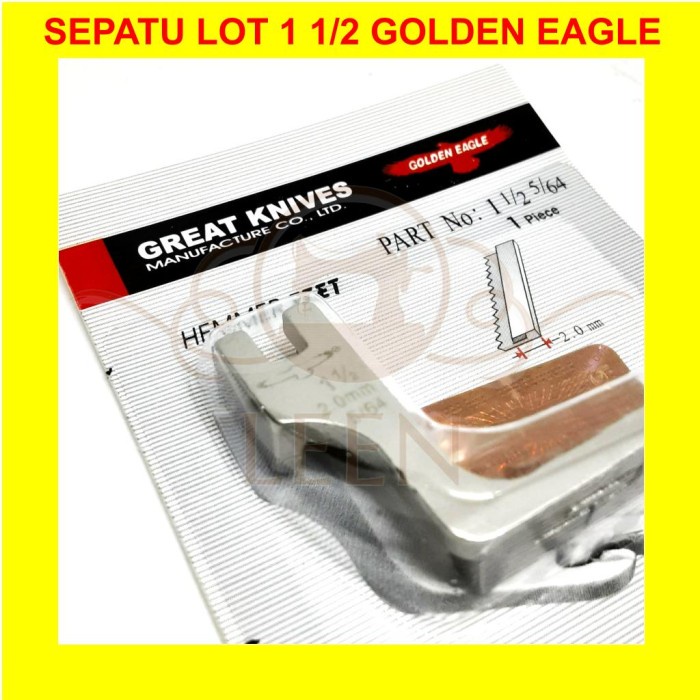 Sepatu Lot 1 1/2 2mm Golden Eagle Great Knives Klim Mesin Jahit LEEN