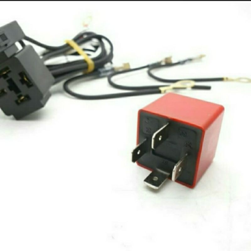 Relay set Denso klakson lampu motor dan mobil