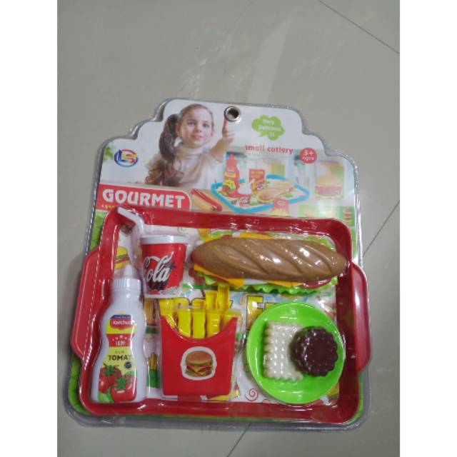 MAINAN BURGER HOTDOG NAMPAN SET