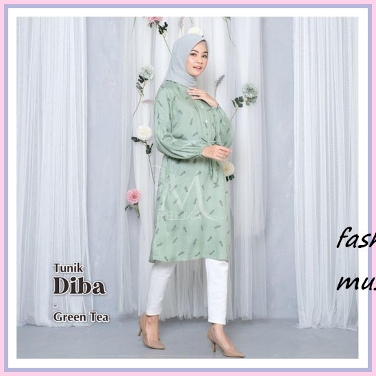 Tunik Bangkok Katun Import Daster / Tunik Rayon Dewasa Diba (Semen)