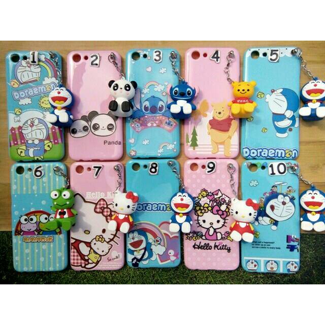 Softcase Oppo A83 || Case Oppo A83 Karakter Gantungan Cartoon || Silikon