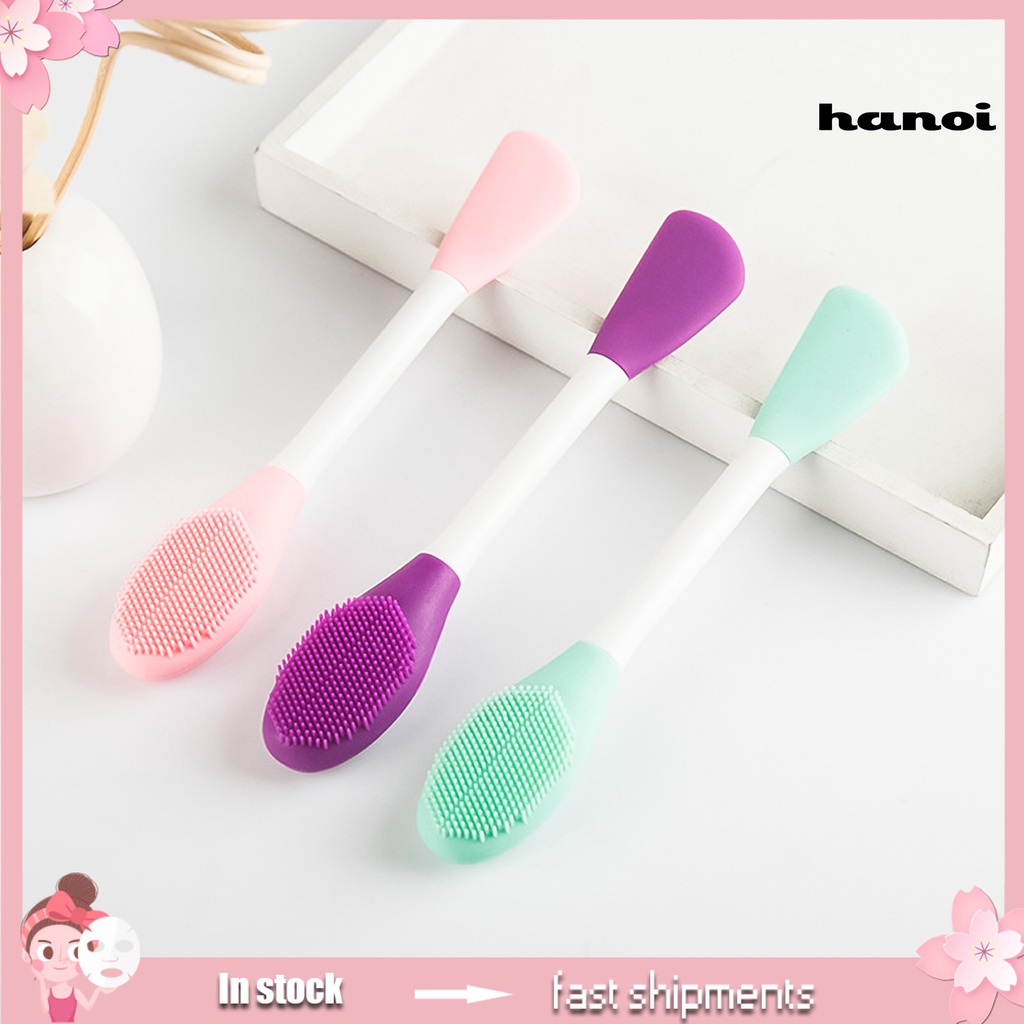 HQTM_Cosmetic Masque Brush Professional Portable Lovely Masque Stirring Tool for Dressing Room