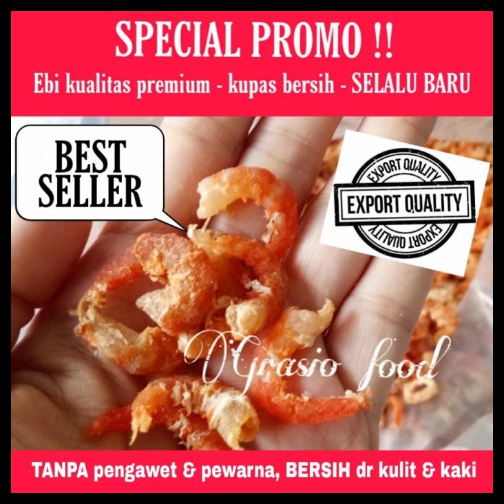

DISKON TERBATAS !!! EBI UDANG KERING MERAH (1KG) GRADE A TANPA KULIT TERLARIS