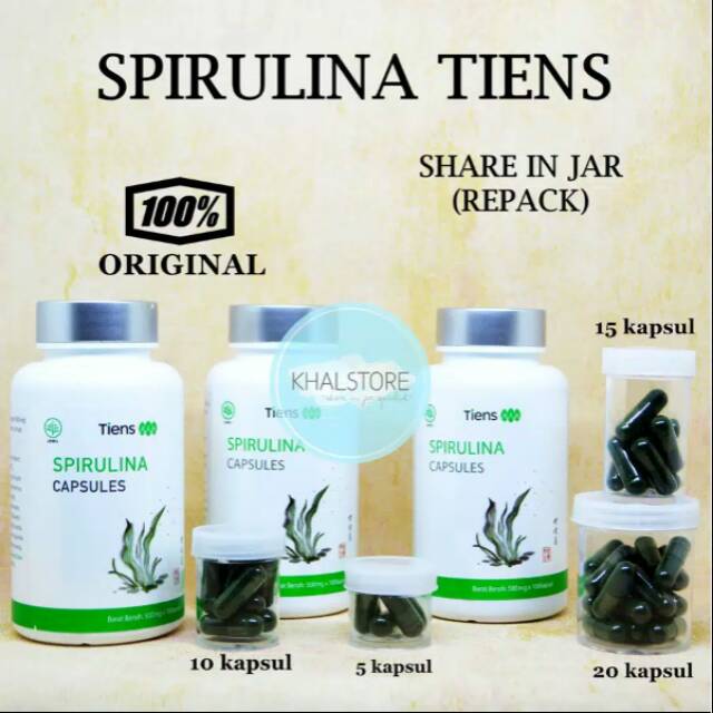 Spirulina tiens 100 % original #TIENS SYARIAH