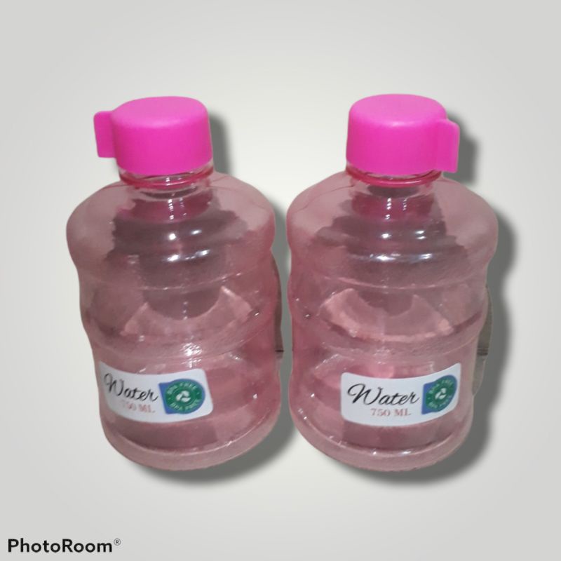 Botol minum model galon unik 600ml / botol air minum bpa free