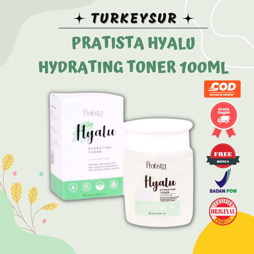 Pratista Hyalu Hydrating Toner Pratista 100% Original High Quality Toner Hyalu Hyaluronic Toner