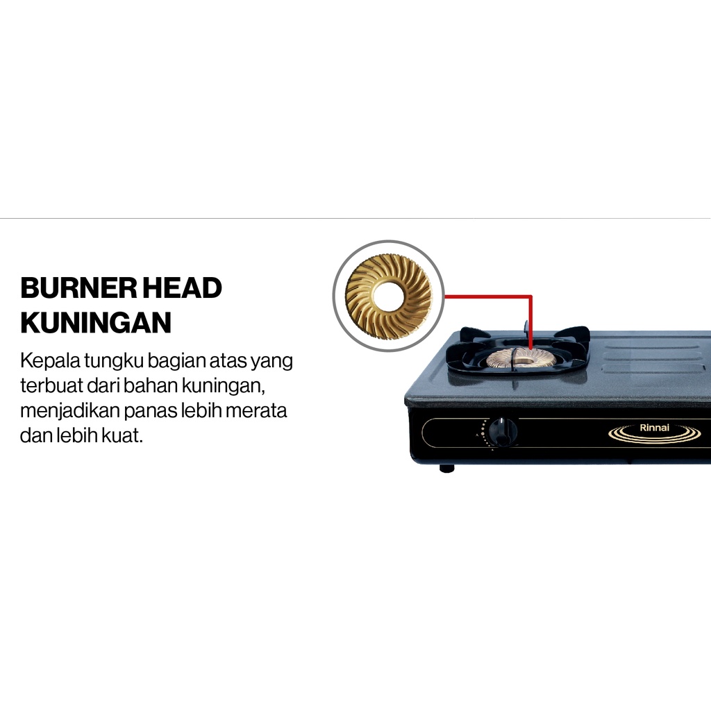 kompor gas RINNAI 2 tungku SNI RI 602E (W) , 602A , 602BGX , 602AG MURAH