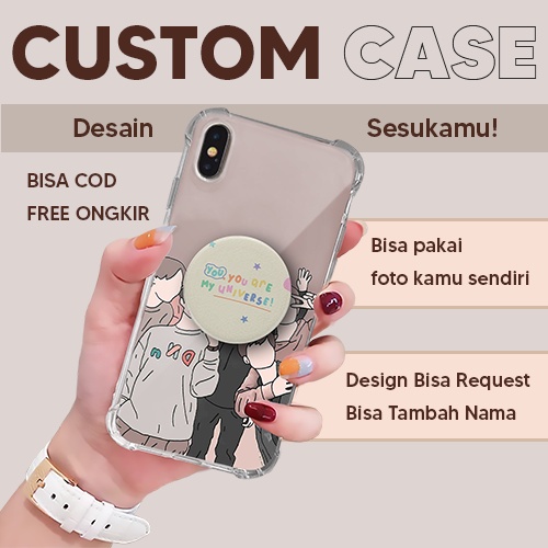 Jual Custom Case HP Handphone Casing Softcase Anticrack Design Bebas ...