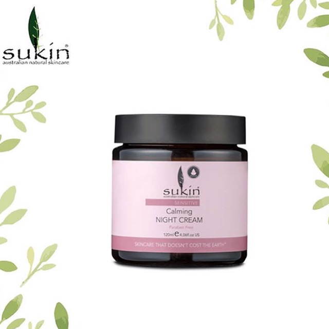 Sukin Sensitive Calming Night Cream 120ml