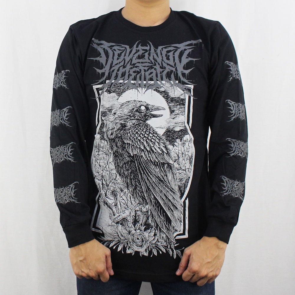 BAJU LENGAN PANJANG REVENGE THE FATE SIZE L XL XXL  - BAJU MUSIK LENGAN PANJANG - LONGSLEEVE MUSIK - KAOS MUSIK RTF - KAOS LENGAN PANJANG PRIA - KAOS PRIA - SLIPKNOT - ACDC - AVENGED SEVEN FOLD - BRING ME THE HORIZON - BLACK SABATH - BURGERKILL