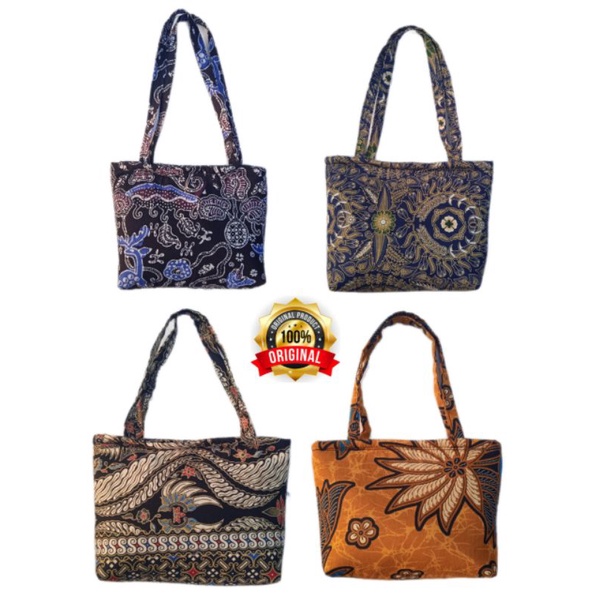 Tas batik jingjing wanita Tas belanja Tas hp Tas hijab Tas selempang (totebag)