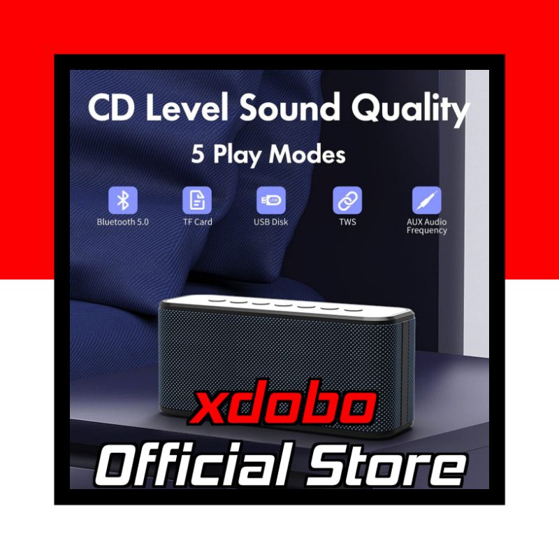 XDOBO X8 PLUS 80W Speaker Bluetooth Kapasitas Baterai 10.400MAh