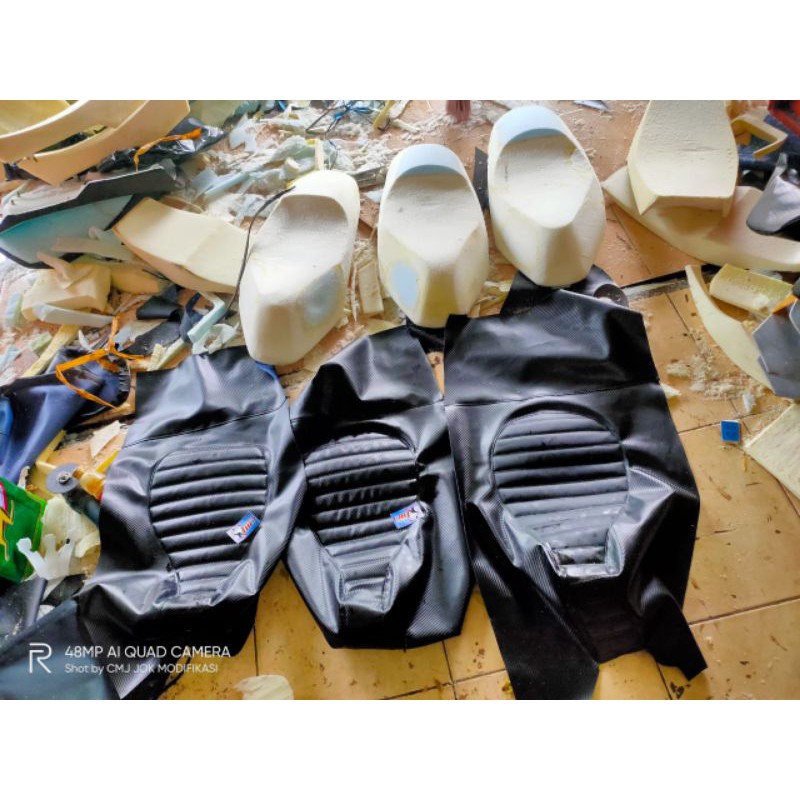 kulit jok Scoopy caferacer cover jok scoopy 2021
