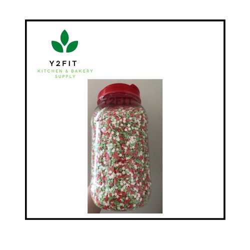 

Y2fit WERNER SPRINKLE DECORATION STAR 1.25 KG SPRINKLES BENTUK BINTANG HALAL