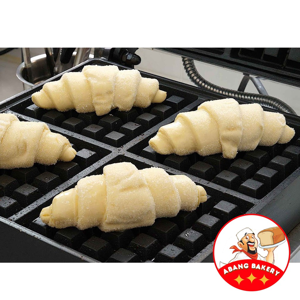 

Supplier UMKM| Croffle Frozen Dough |Bahan Pastry Croissant Waffle 50g