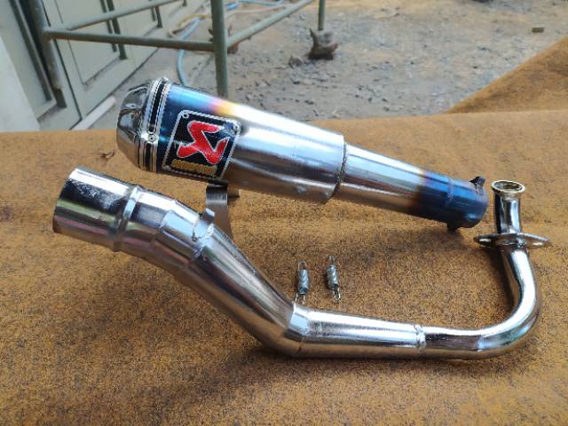 Knalpot Racing Akrapovic Honda Beat FI/Karbu/Street Spacy Scoopy Suzuki Nex Spin