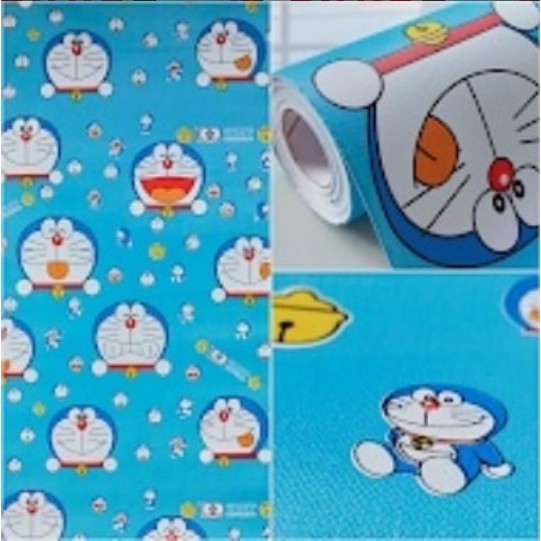Sticker Dinding Wallpaper Doraemon Kepala