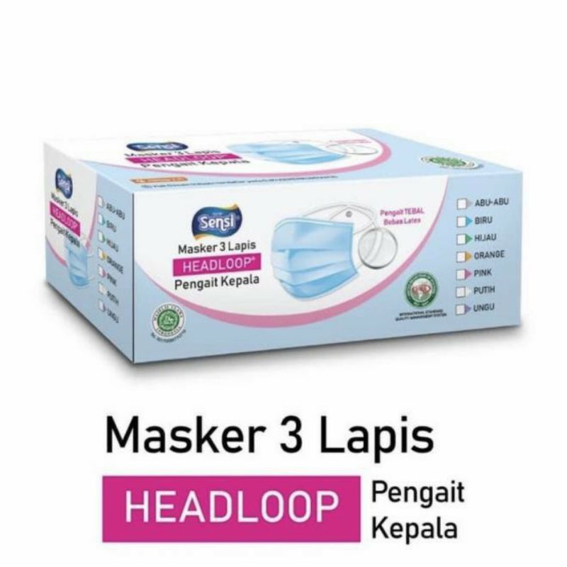 sensi masker headloop (hijab)