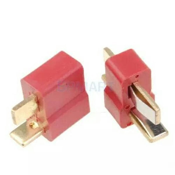 T Plug Fireproof Connectors for Lipo RC Power Supply Male Female set