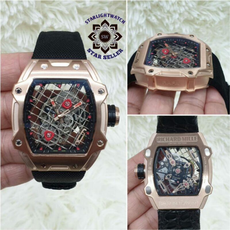 JAM TANGAN PRIA RM RAFA AUTOMATIC MESIN SWISS ETA KUALITAS ORIGINAL