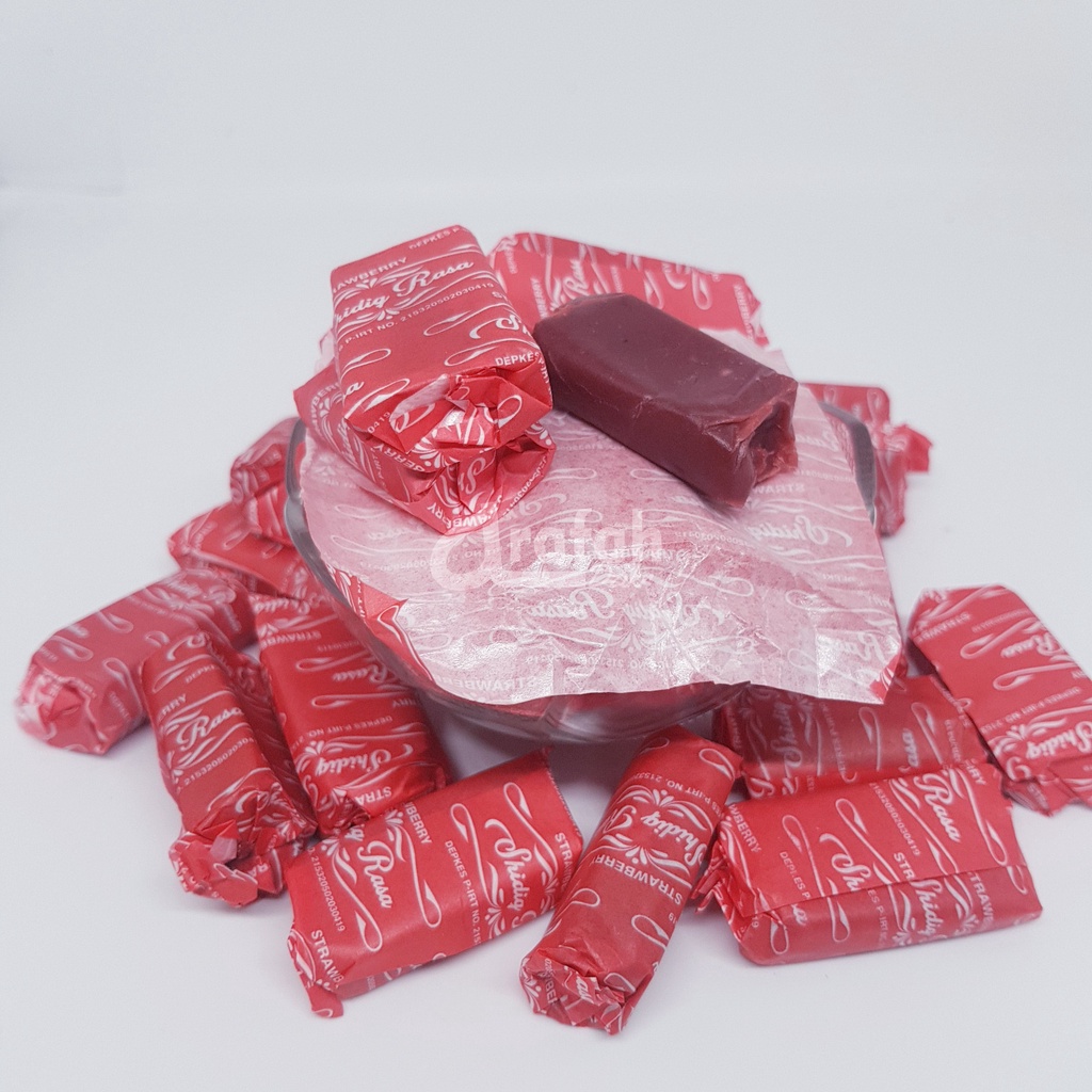 Dodol Garut Asli Rasa STRAWBERRY 500gr Oleh Oleh Makanan Khas Garut Murah Berkualitas