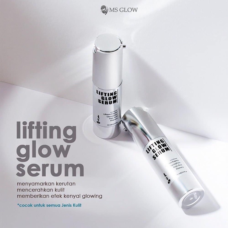 SERUM LIFTING MS GLOW original (garansi uang kembali apabila barang terbukti palsu)