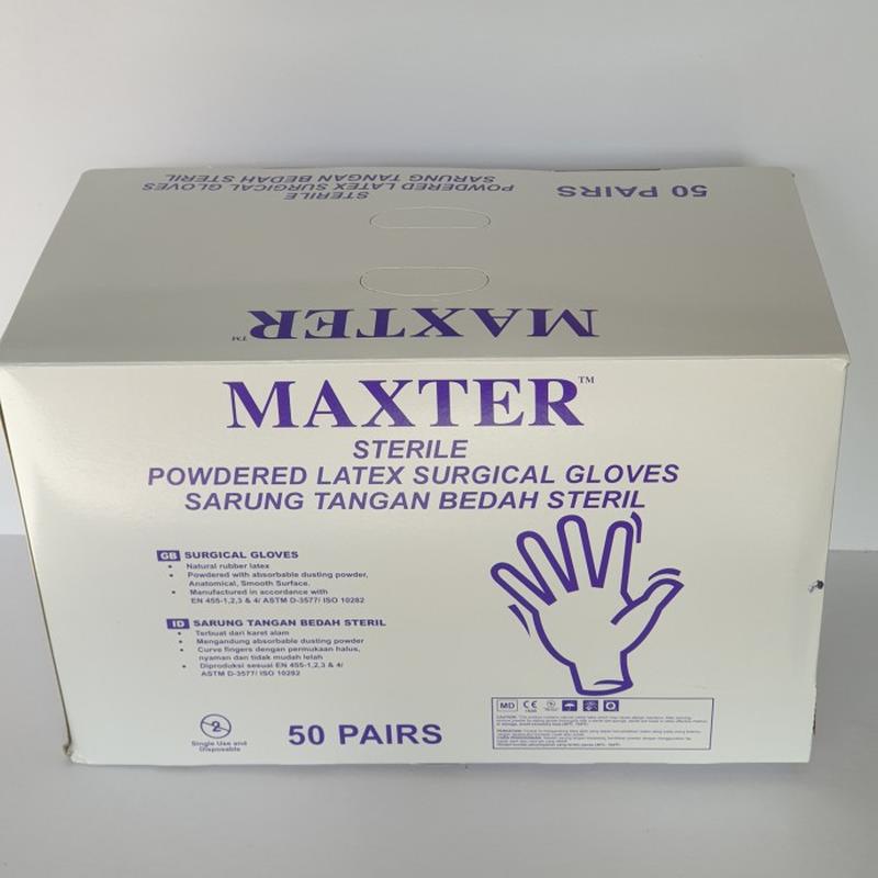 SARUNG TANGAN STERIL MAXTER 7,5