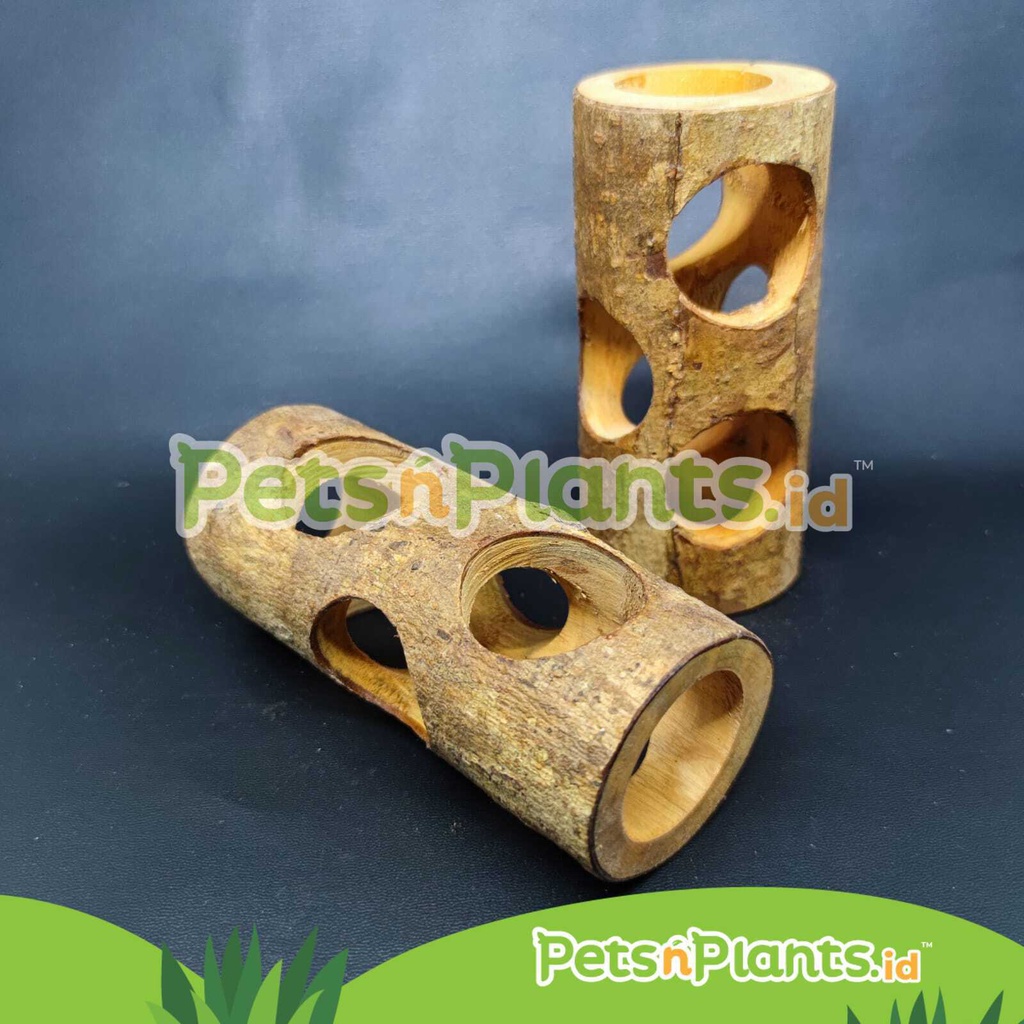 Mainan Gigitan Kayu Kelinci Hamster Chinchilla - Natural Chewing Wood