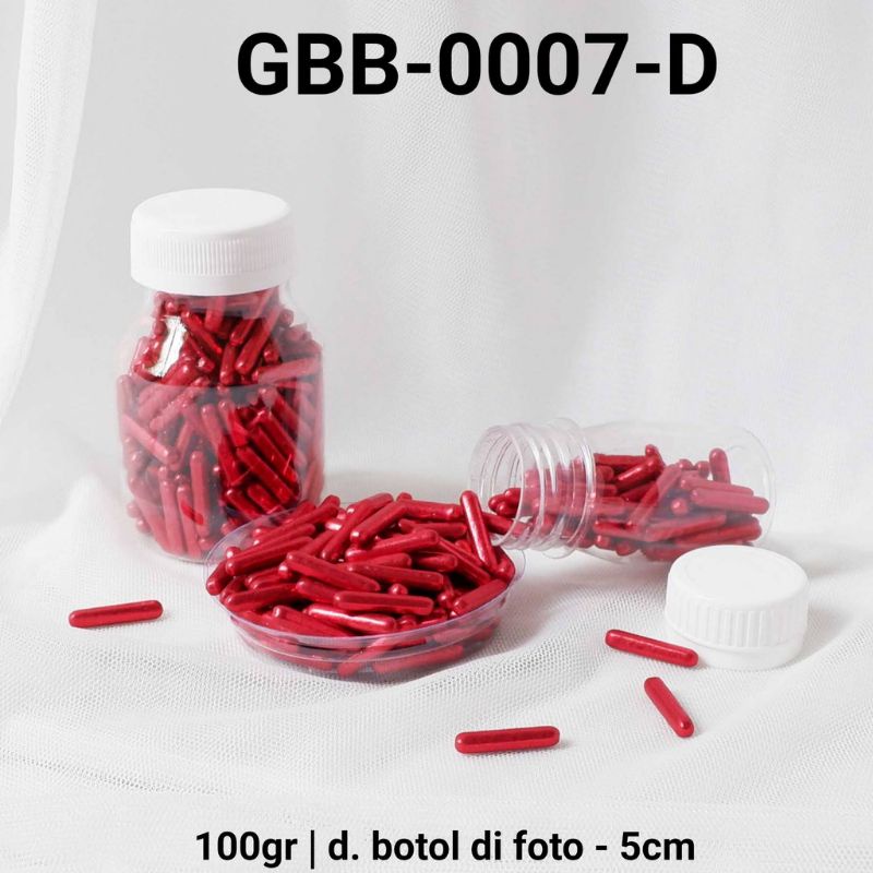 edible sprinkle dekorasi imlek isi 30 gr - GBB 0007 MERAH