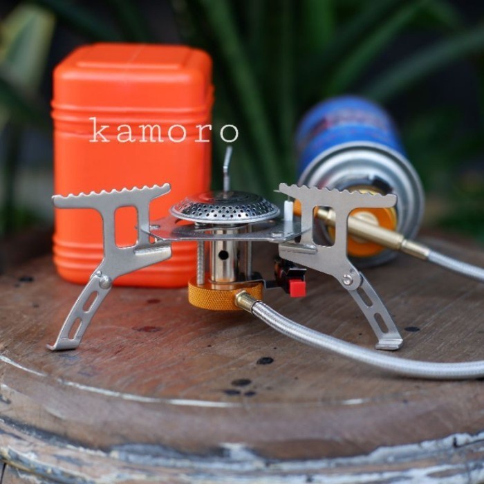 Kompor Camping Ultralight Hicook Canister WSS201 Include Adaptor Gas