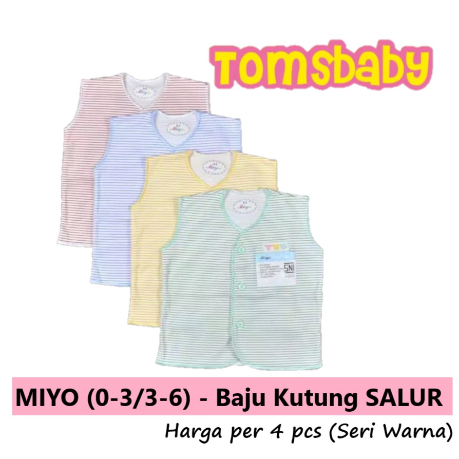 MIYO 4pcs Baju Kutung SALUR (0-3bln / 3-6bln)