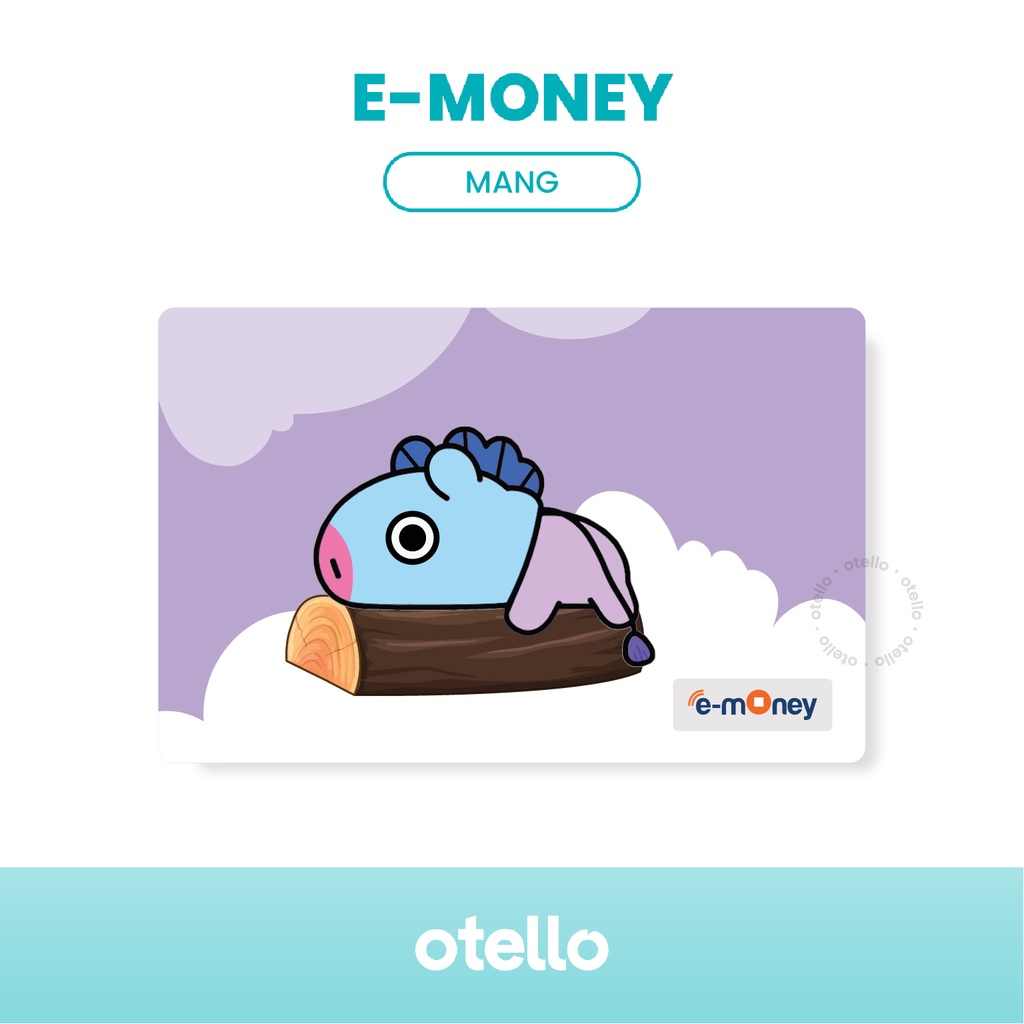 Otello Kartu E-Money BT21 eMoney Card BTS eToll Mandiri Army Bangtan E Toll Custom E Money Mandiri