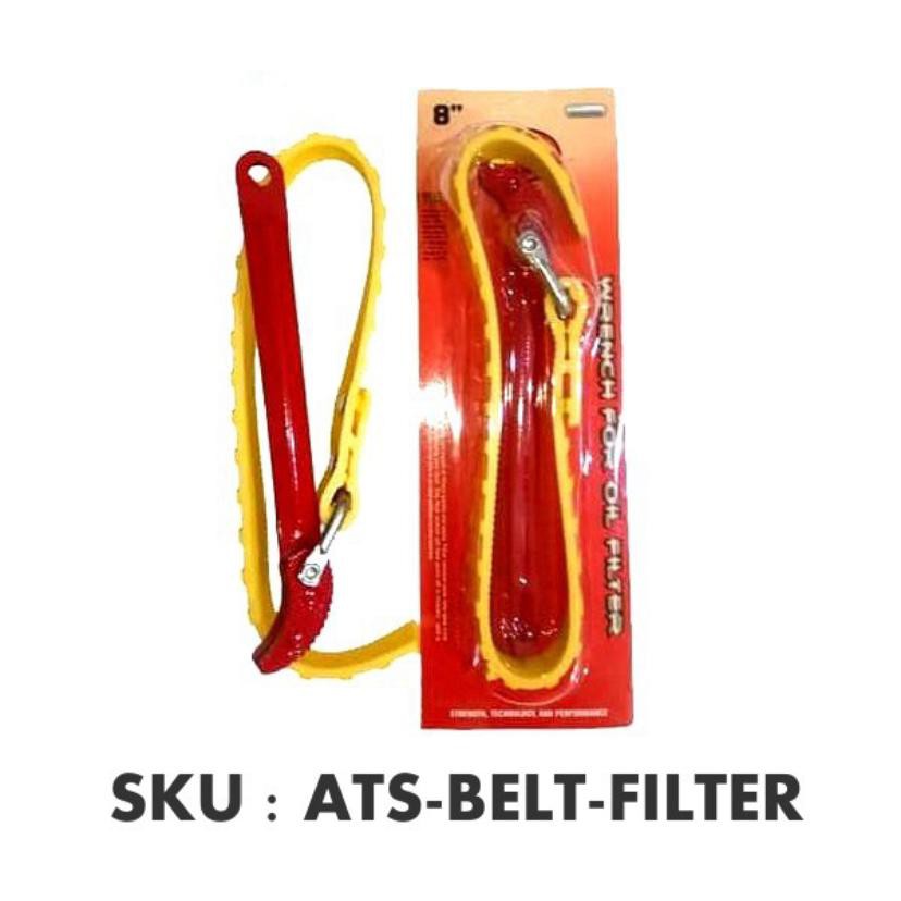 Kunci Filter Oli model Sabuk ATS 8'' - Kunci Saringan Oli - Wrench Oil Filter - Pembuka Filter Oli