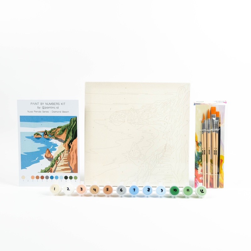 

tyvf Paint by Numbers Kit: Nusa Penida Series - Diamond Beach Paint Inc. ID Paint by Number