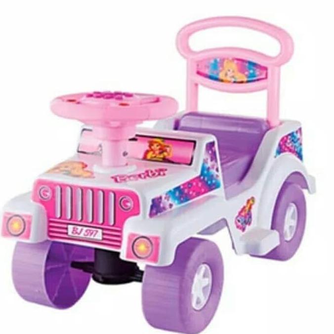 SHP BJ 597 / MAINAN MOBIL DORONG / MOBIL DORONG BARBIE / MAINAN ANAK