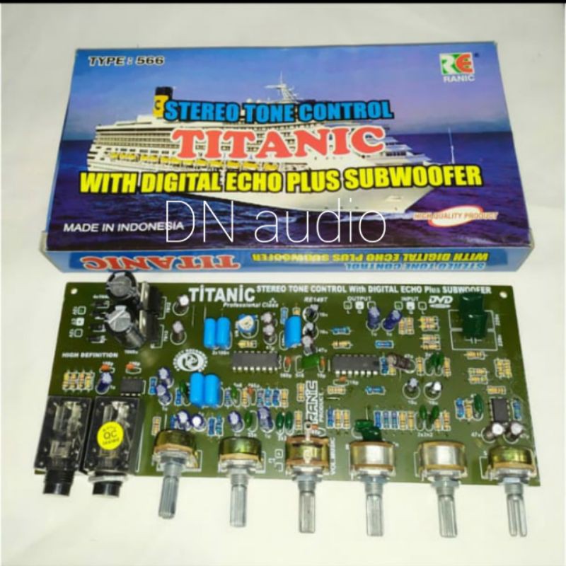 kit tone control stereo mic plus subwoofer