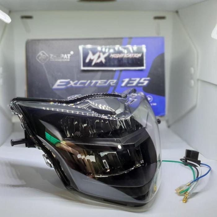 Lampu New Mx Njmx Zhipat Exciter 135 2 Sisi Original Vietnam
