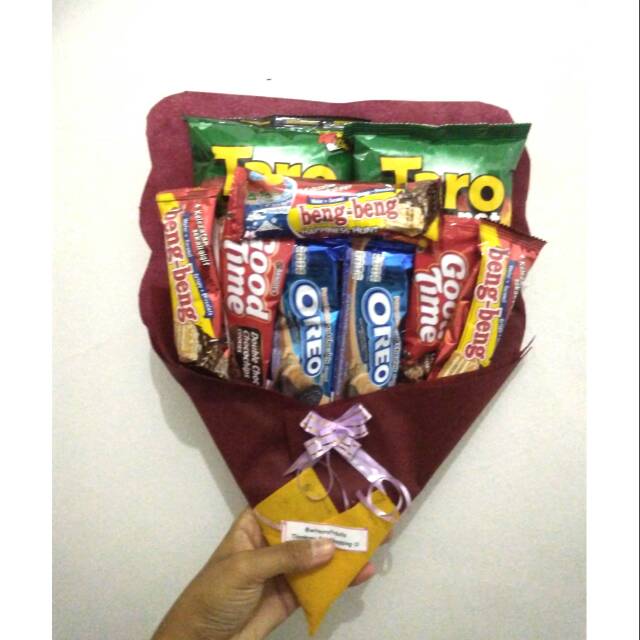 Buket snack , buket makanan