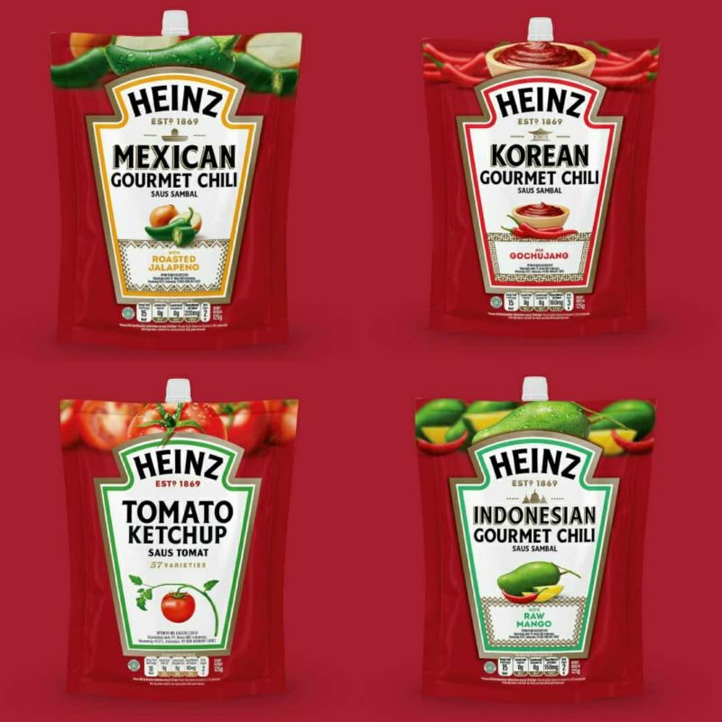 Jual Heinz Saus All Varian 125 Gr Tomato Ketchup Mexican Jalapeno