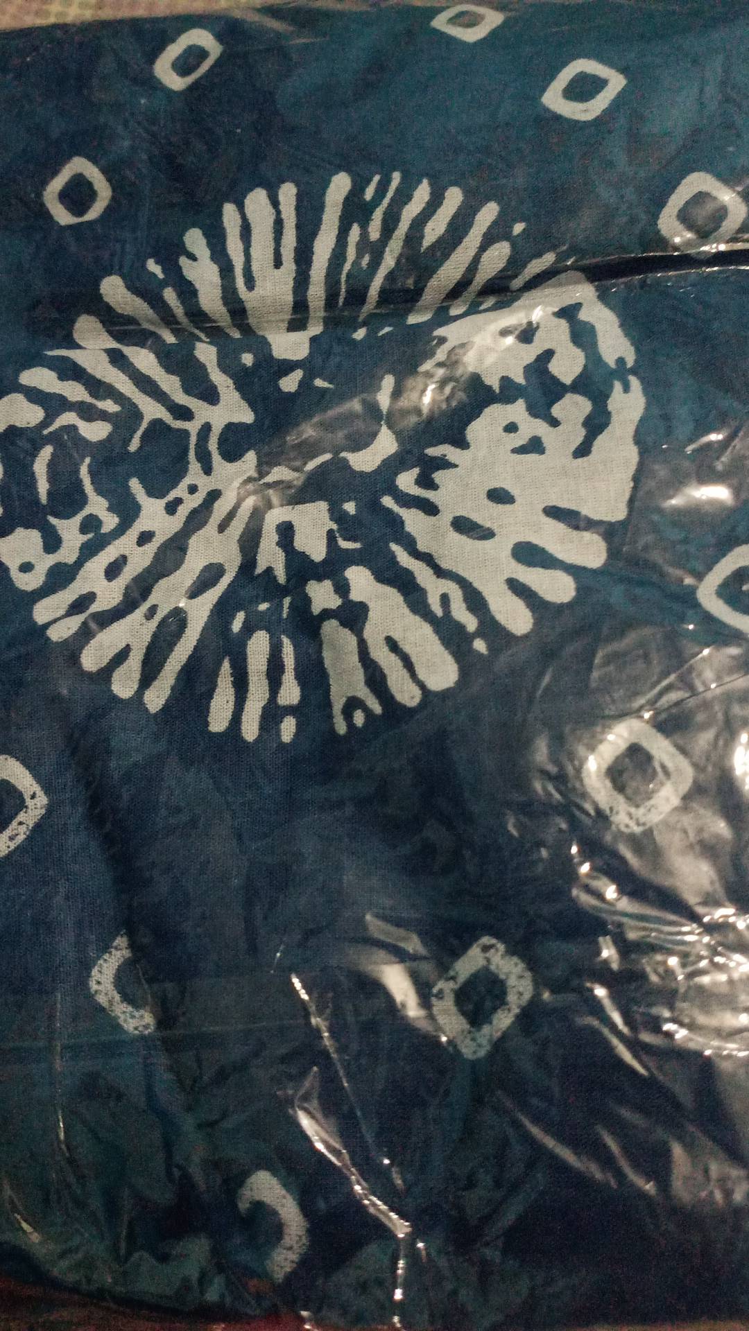 Celana Joger Indigo Kancing Lawasan Seling Mono Bawahan Batik Wanita Casual Formal Katun Kulot