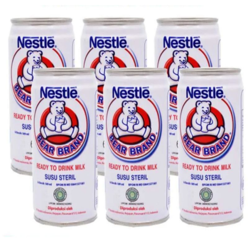 

Susu steril bear brand 12 pics 189 ml x 12